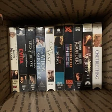 ❤️Lot Of 10 Vintage VHS Tapes Titles Are As Picture Shows Good Condition #A08