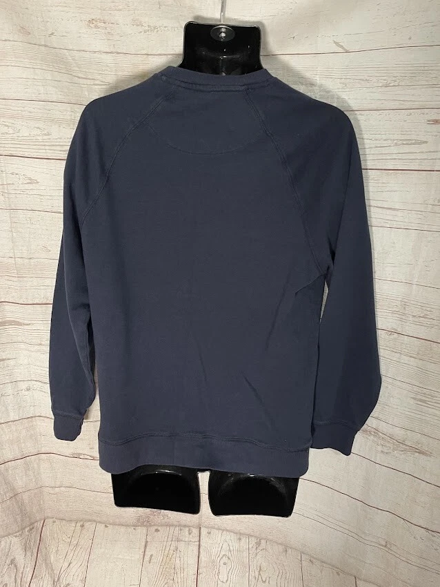 Camisa de dormir Tommy Hilfiger azul mistura de algodão tamanho G - Imagem 3 de 4