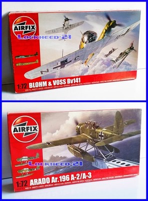 AIRFIX 02019 ARADO Ar-196 A-2/A-30 & AIRFIX 03014 1/72 BLOHM & VOSS Bv-141 &