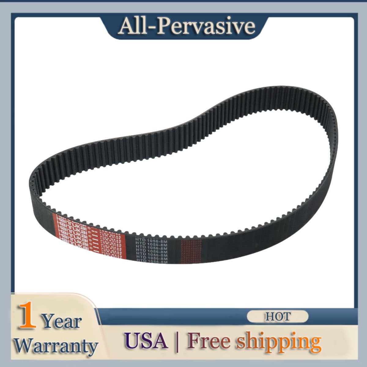 For Harley-Davidson Primary Belt 8mm 1 1/2" BDL-30853 132 Tooth Compatible