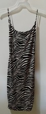 NWT Fashion Nova  Black & White Backless Zebra Party Dress  XL FREE SHIPPING