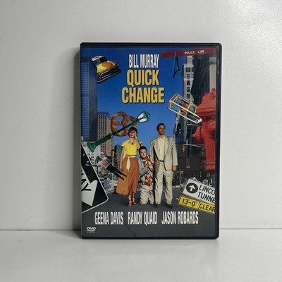 Quick Change DVD 1990 Bill Murray Geena Davis Randy Quaid