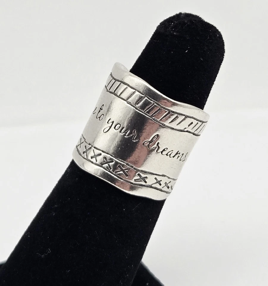 Anillo Silpada Plata de Ley 925 'Sé Fiel a Tus Sueños' Israel Talla 5 - 8,7 g Foto 2 de 4