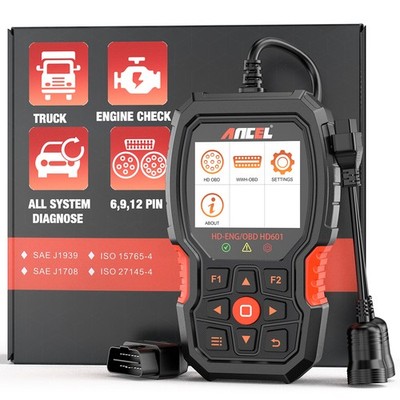 ANCEL HD601 LKW Diagnosegerät Auto OBD2 Scanner Alle System DPF ABS Code-Leser