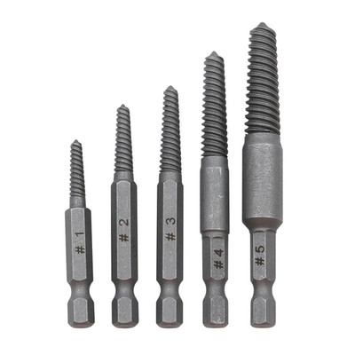 10Pc Hexagonal Shank Broken Head Screw Extractor Screw Broken Head Screwdriver f