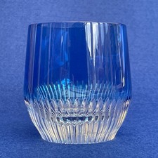 Waterford Kristall Mixology blau Becher - mehrere verf&uuml;gbar