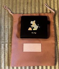 Radley London "Chin Wag" small wallet  card coin purse in cloth bag