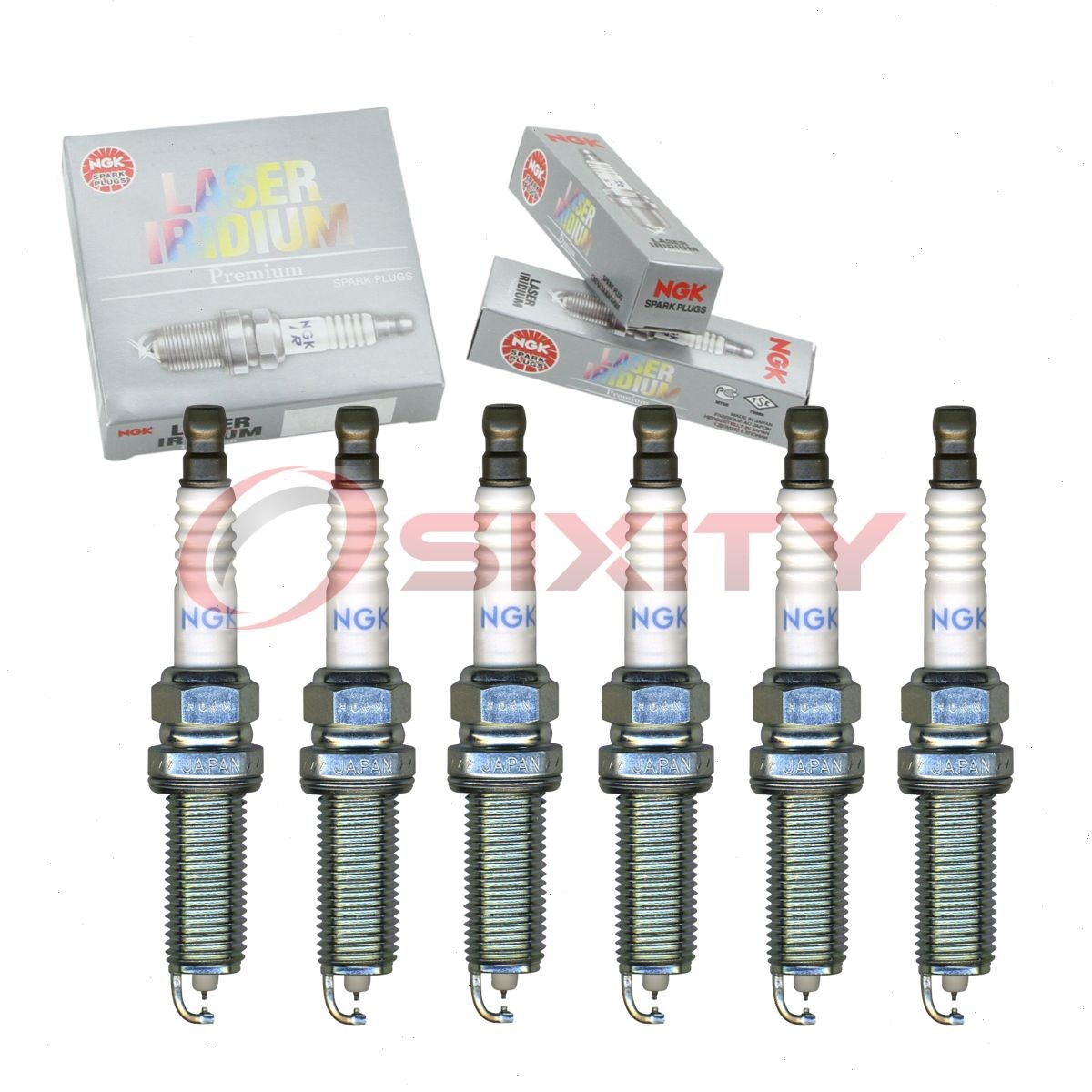 6 pcs NGK Laser Iridium Spark Plugs for 2013 Infiniti EX37 3.7L V6 - Engine dn