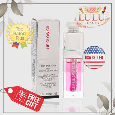 Christian Dior Addict Lip Glow Oil ~Cherry Oil 007 Raspberry (6ml) 0.20 oz.