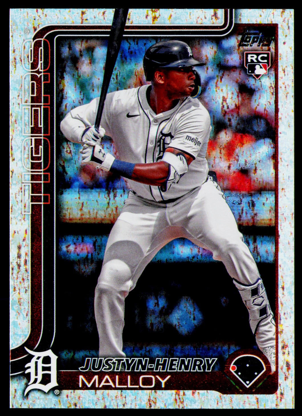 Justyn-Henry Malloy 2025 Topps Holo Foil #269 Detroit Tigers