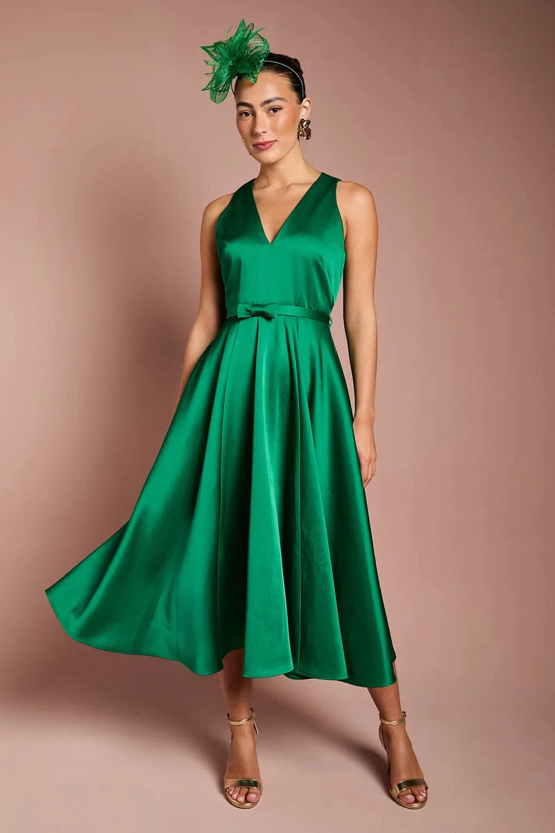 Coast Satin Green Dresses for Women for sale | eBay