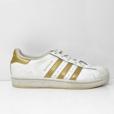 Adidas Boys Superstar B39402 White Casual Shoes Sneakers Size 5