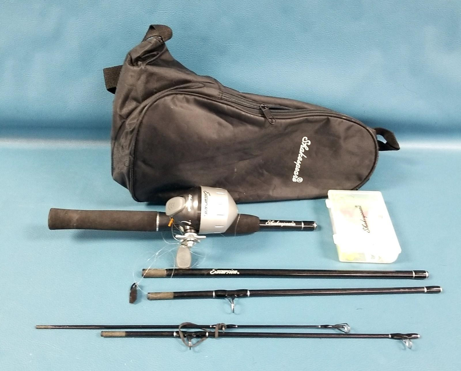 Shakespeare Excursion Rod & Reel Set GKSC8 w/Bag & Tackle