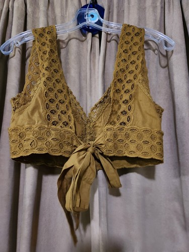 Urban Outfitters Lace Tie Back Bralette Top Size Small - Picture 2 of 5