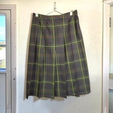 Green Plaid Pleated Skirt French Toast 4 Gordon School Uniform Bel-Air 83 Twee