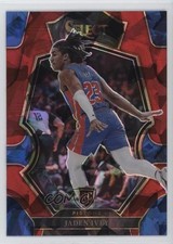 2022-23 Panini Select Premier Level Red Cracked Ice Prizm Jaden Ivey #178 19ed