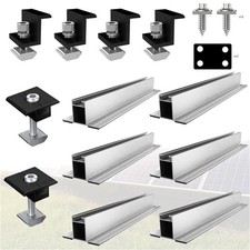 Robuste Solarmodul Halterung - 12 Stück Aluminium für sichere Installationen