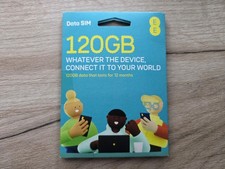 EE PAYG SIM Card with 120GB Data for 12 Months - NEW & UNOPENED
