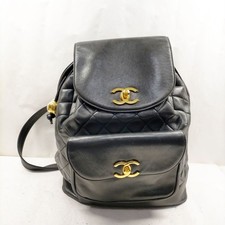 Borsa zaino Chanel in pelle nera 1066385
