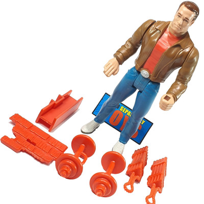 Last Action Hero DYNAMITE JACK SLATER figure 100% COMPLETE original 1993 Mattel
