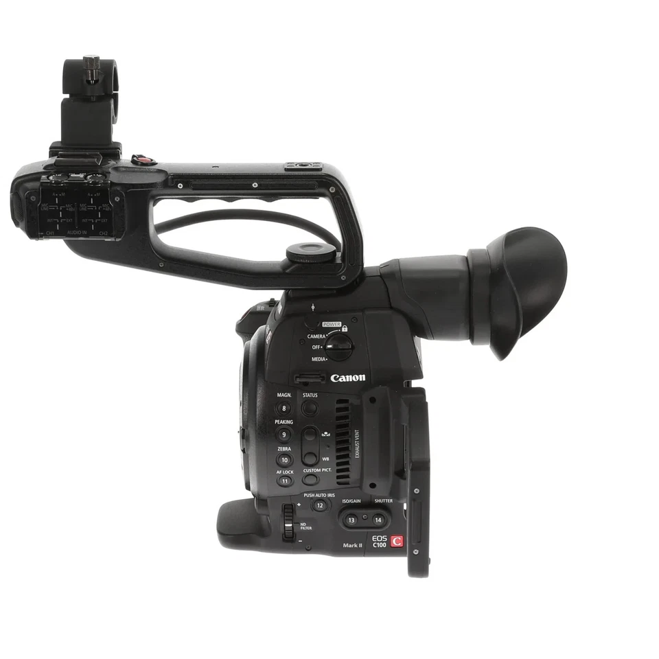 Canon C100 MarkII MK2  Cinema EOS Digital Cinema Camera 351h W/ Acce USED - Image 2 of 4