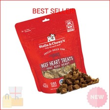Stella  Chewy's Freeze-Dried Raw Beef Heart Dog Treats - Single Ingredient, No