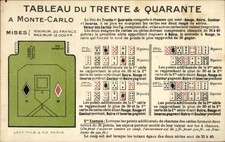 Ak Monte Carlo Monaco, Casino, Tableau du Trente et quarante - 5018094