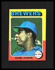 1975 Hank Aaron - Topps Vintage #660 Milwaukee Brewers 