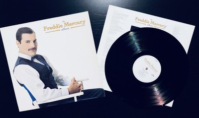Queen Freddie Mercury Album, Barcelona Uk Edition First Press Lot Of 2 Lp