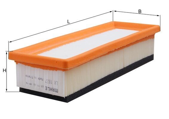 Knecht LX 1827 Luftfilter For Alfa Romeo Chrysler Fiat Ford Lancia-image