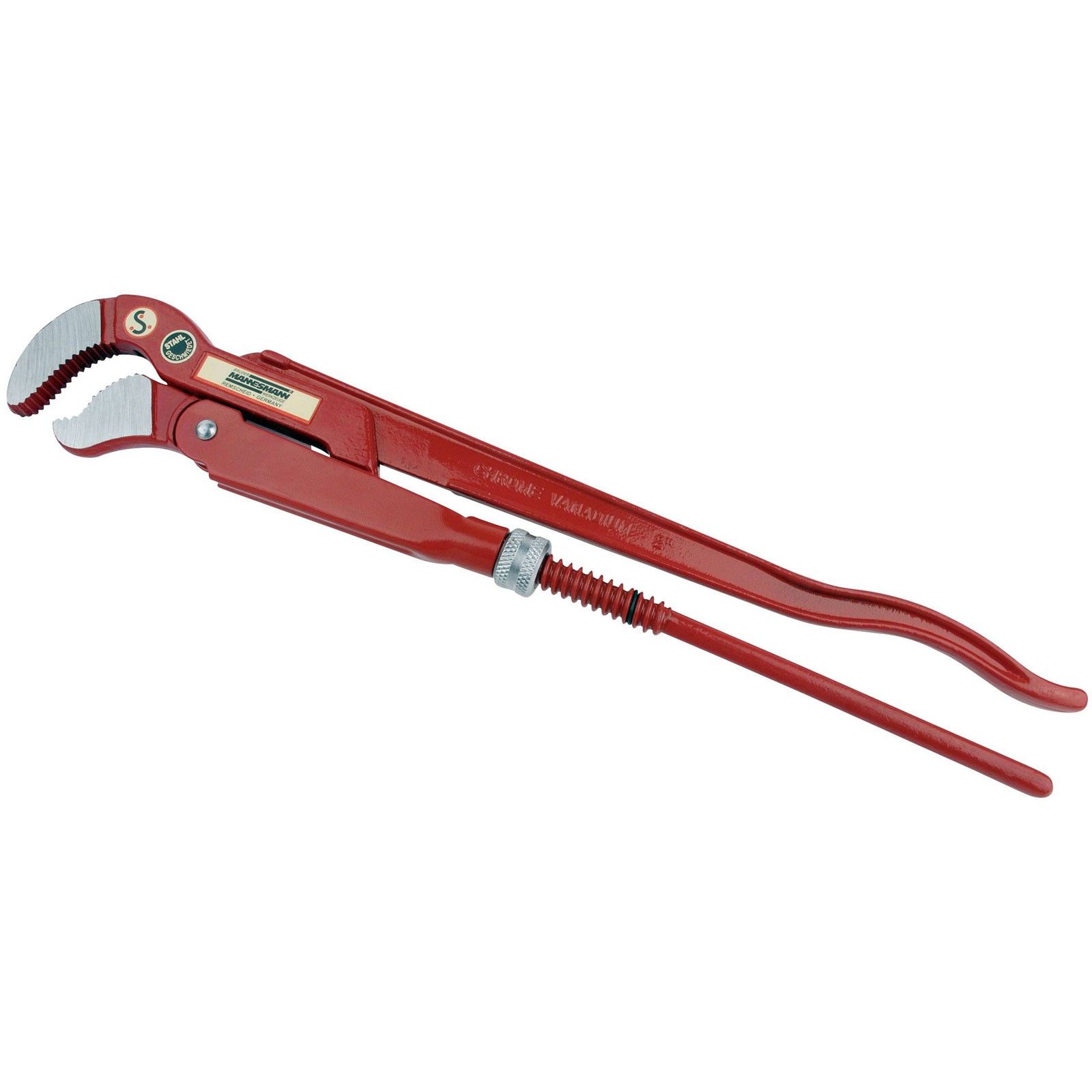Brüder Mannesmann L-Pipe Wrench 1pc Durable Steel Construction