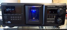 Sony CDP-cx400 Mega Storage 4000 Disc CD Changer Needs New Belts, No Remote