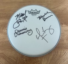 * ALICE COOPER BAND * signed 10" drumhead * SCHOOLS OUT * BILLION DOLLAR BABIES