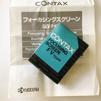 Contax Focusing Screen FV-1 Horizontal split microprism Type for RTS  in Box