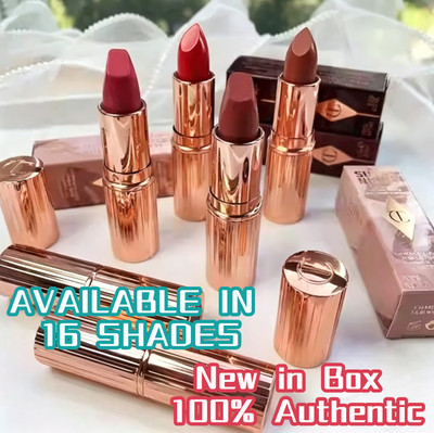Charlotte Tilbury K.I.S.S.I.N.G Satin Shine Lipstick, 16 SHADES, 0.12 oz
