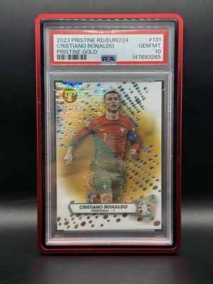 2023 Topps Pristine UEFA Euro 2024 Cristiano Ronaldo Pristine Gold 