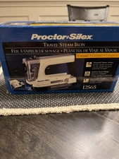 NEW Proctor-Silex Steam Iron/Portable Compact Travel Electric 12565 Small Travel