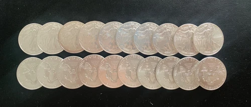 American Silver Eagle $1 Dollar Tube Roll of 20 .999 Fine Coins Lot