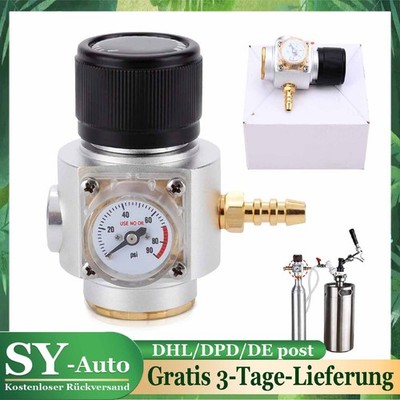 CO2 0-90PSI Gasregler Regler Druckminderer Druckregler für Sodastream Bierbrauen
