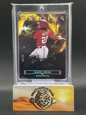 2023 Chronicles James Wood #DAI-JW Origins # /25 Gold Ink On Card RC Auto Rookie