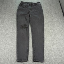 Curve Appeal Jeans Womens 31 Black Curve Creator High Rise Skinny Stretch