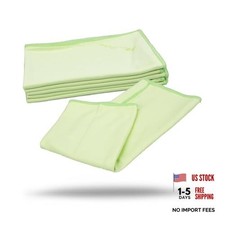 6"x6" Universal Glass Cleaning Microfiber Towels - 5 Pack 300GSM - 1