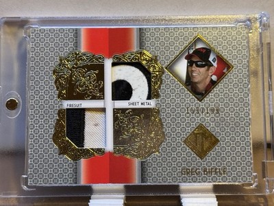 2013 Press Pass Total Memorabilia Dual Gold 159/199 Greg Biffle #TM-GB