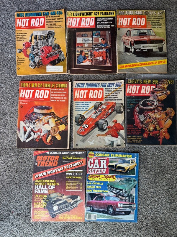 HOT ROD Magazine Lot of (8) Magazines