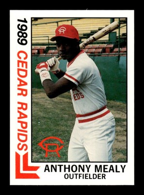 1989 Best Cedar Rapids Reds 21 Anthony Mealy BXCP13