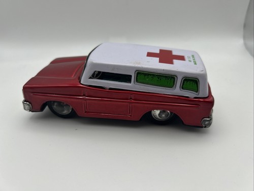 Friction Toy Ambulance MF 732 Original Box 1960's - Picture 2 of 8