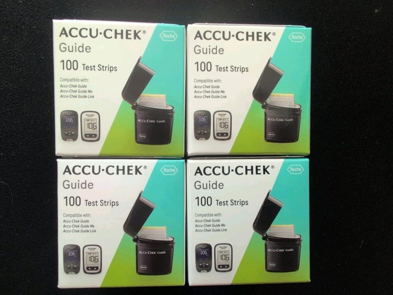 ACCU-CHEK Guide Test Strips 100ct x4 Boxes Exp 09/23/2027 +  10/03/2027