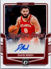 2024-25 Donruss Optic #SS-ROD David Roddy Signature Series Atlanta Hawks