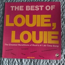 The Best of LOUIE LOUIE Vinyl LP Record NM Rhino Kingsmen Black Flag