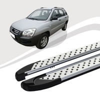 Trittbretter Passend FüR Kia Sportage Ab Baujahr 09/2004-12/2010 Soma Silber Mit